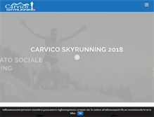 Tablet Screenshot of carvicoskyrunning.it